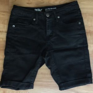 Mossimo Cuffed Denim Bermuda Shorts